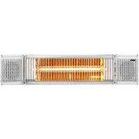 Eurom Heat en Beat met Bluetooth Speakers Wit