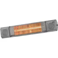 Eurom Heat en Beat met Bluetooth Speakers Grijs