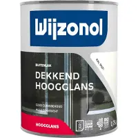 Wijzonol Dekkend Hoogglans Ral9001 750ml
