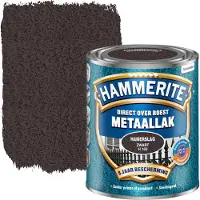 Hammerite Metaalverf Hamerslag Zwart H160 750ml