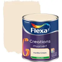 Flexa Creations Muurverf - Extra Mat - Vanilla Cream - 1l