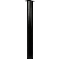 Duraline Meubelpoot Rond Staal 7,6x72cm Zwart