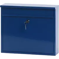V-Part - Wandbrievenbus Granadan - Galvanized steel Powder Coated - blauw - Brievenbus