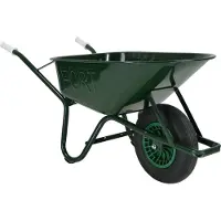 Altrad Fort kruiwagen groen metaal 80 liter