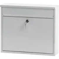 V-Part - Wandbrievenbus Granadan - Galvanized steel Powder Coated - wit - Brievenbus
