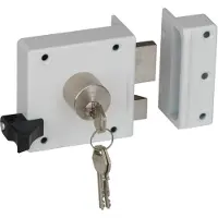 Nemef veiligheidsoplegslot 4154/02 RECHTS - Doornmaat 50 mm - SKG** - In zichtverpakking