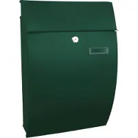 V-Part - Wandbrievenbus Geronan - Galvanized Steel Powder Coated - groen - Brievenbus
