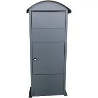 V-Part - Brievenbus Victorian - Galvanized Steel Powder Coated - mat antraciet - Brievenbus