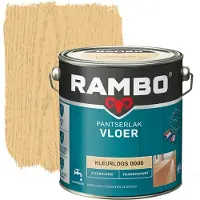 Rambo Pantserlak Vloer Transparant Zijdeglans 0000 Kleurloos 2,5l