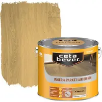 Cetabever vloer- & parketlak transparant blank eiken zijdeglans 2,5 liter