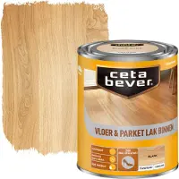 Cetabever vloer- & parketlak transparant blank zijdeglans 750 ml