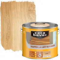 Cetabever trappenlak transparant anti-slip blank zijdeglans 2,5 liter