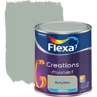 Flexa Creations muurverf early dew zijdemat 1 liter