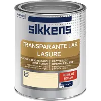 Sikkens Buitenlak Hoogglans Transparant Blank 750ml