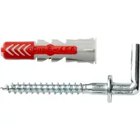Fischer Universele plug met winkelhaak | DuoPower | 4 stuks (8x40)