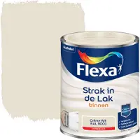 Flexa Houtlak Strak In De Lak - Hoogglans - Crème Wit Ral 9001 - 750ml