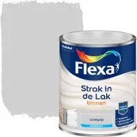 Flexa Strak in de lak voor binnen lichtgrijs zijdeglans 750 ml