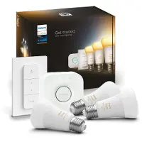Philips Hue White Ambiance Starter Pack E27 met 3 lampen, dimmer + Bridge