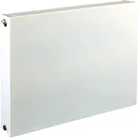 Sanivesk vlakke Plaatradiator Duo Raya Wit 60x60cm 985 watt