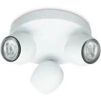 Prolight Bola - Opbouwspot - LED - GU10 - Wit - 3 lichtpunten