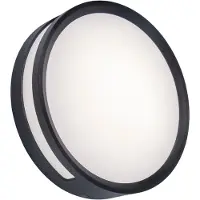 Lutec Ronde wandlamp Rola antraciet led paneel