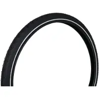 Dresco Buitenband Street - Bandenmaat 24 x 1.75 – ETRTO maat 47-507 - Veilige reflectie - Optimale grip bij alle weersomstandigheden - Lage rolweerstand – Hoge lekbestendigheid - Optimale grip - Zwart