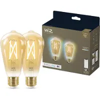 WiZ Connected WiZ Edison Filament lamp 2-pack - Warm tot Koelwit Licht - E27