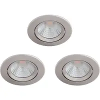 Philips Inbouwspot Sparkle Nikkel 5,5w 3 Stuks