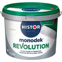 Histor Monodek Revolution Muurverf | Matte Muur- en Plafondverf 5 LTR - RAL 9010