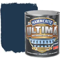 Hammerite Metaallak Ultima Hoogglans Standblauw 750ml