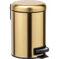 Wenko Afvalemmer Leman 3l Rvs Goud Mat 17x25x22,5cm