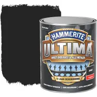 Hammerite Ultima Hoogglans - Zwart - 0,75L
