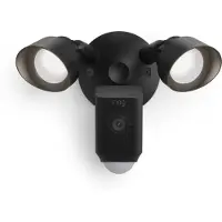 Ring Floodlight Cam Wired Plus Zwart
