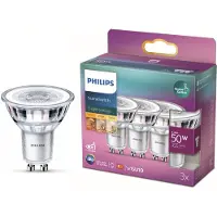 Philips GU10 LED spot | SceneSwitch | 2200-2500-2700K | 4.8W (50W) | 3 stuks