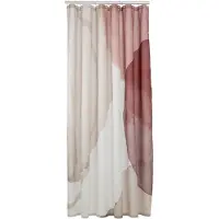 Sealskin Douchegordijn Earth 180x200 cm Polyester Donkerroze / Off-white
