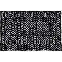 Sealskin Badmat Boho 60x90 cm Polyester / Katoen Zwart