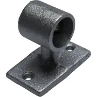 Overig Gordijnroedesteun Wand/plafond - Diam. 28mm - Gegalvaniseerd Metaal - Zilver