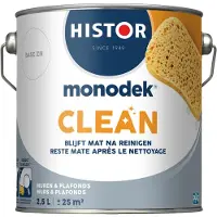 Histor Monodek Muurverf Clean 2,5 LTR - Kleur|1|2