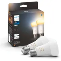 Philips White Ambiance E27 800lm Duo pack