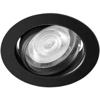 Philips Inbouwspot Impala Zwart 6w
