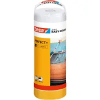 TESA Easy Cover Perfect+ 56575-00000-00 Afdekfolie Geel, Transparant (l x b) 17 m x 2.60 m 1 set(s)