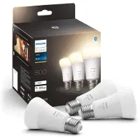 Philips Hue White A60 - E27 Slimme Lamp - 800 (3-pack)