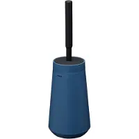 Tiger Tess - WC borstel met houder - Vrijstaand of hangend - 3M tape - met Swoop borstel flexibel - Blauw / Zwart