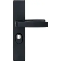 Nemef Veiligheidsbeslag Voor Deur 3417-ii - Aluminium Zwart - Skg*** Kerntrekbeveiliging - Pc55mm