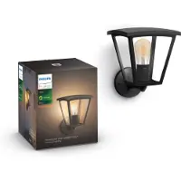 Philips Inara Muurlamp White Ambiance - Zwart