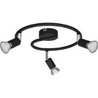 Philips Plafondspot Limbali Zwart 3xgu10