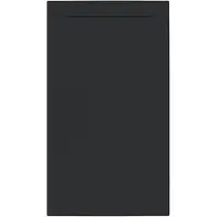 Allibert - Douchebak - Luna 140 X 80 Cm - Polybeton - Zwart