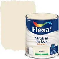 Flexa Houtlak Strak In De Lak - Mat - Roomwit - 750ml