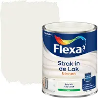Flexa Houtlak Strak In De Lak - Mat - Fris Wit Ral 9016 - 750ml