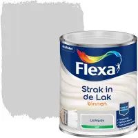 Flexa Houtlak Strak In De Lak - Mat - Lichtgrijs - 750ml